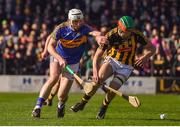 25 February 2018; Pat Lyng of Kilkenny in action against Seamus Kennedy of Tipperary during the Allianz Hurling League Division 1A Round 4 match between Kilkenny and Tipperary at Nowlan Park in Kilkenny. Photo by Harry Murphy/Sportsfile