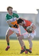 25 February 2018; Aidan Forker of Armagh in action against Michael Brazil of Offaly during the Allianz Football League Division 3 Round 4 match between Offaly and Armagh at Bord Na Móna O’Connor Park in Offaly. Photo by Sam Barnes/Sportsfile