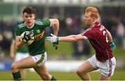 25 February 2018; David Clifford of Kerry in action against Declan Kyne of Galway during the Allianz Football League Division 1 Round 4 match between Kerry and Galway at Austin Stack Park in Kerry. Photo by Diarmuid Greene/Sportsfile