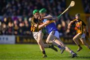 25 February 2018; Joey Holden of Kilkenny in action against Mark Russell of Tipperary during the Allianz Hurling League Division 1A Round 4 match between Kilkenny and Tipperary at Nowlan Park in Kilkenny. Photo by Harry Murphy/Sportsfile