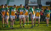 25 February 2018; Offaly players dejected following the Allianz Football League Division 3 Round 4 match between Offaly and Armagh at Bord Na Móna O’Connor Park in Offaly. Photo by Sam Barnes/Sportsfile