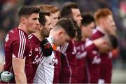 25 February 2018; Shane Walsh of Galway during the playing of the national anthem prior to the Allianz Football League Division 1 Round 4 match between Kerry and Galway at Austin Stack Park in Kerry. Photo by Diarmuid Greene/Sportsfile