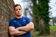 26 February 2018; Bryan Byrne poses for a portrait following a Leinster Rugby press conference at Leinster Rugby Headquarters in UCD, Dublin. Photo by Ramsey Cardy/Sportsfile