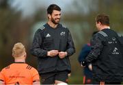 26 February 2018; Jean Kleyn with Stephen Archer during Munster Rugby squad training at the University of Limerick in Limerick. Photo by Diarmuid Greene/Sportsfile