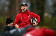 26 February 2018; Head of athletic performance Aled Walters during Munster Rugby squad training at the University of Limerick in Limerick. Photo by Diarmuid Greene/Sportsfile