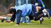 26 February 2018; James Lowe during Leinster Rugby squad training at UCD in Dublin. Photo by Ramsey Cardy/Sportsfile