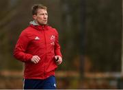 26 February 2018; Forwards coach Jerry Flannery during Munster Rugby squad training at the University of Limerick in Limerick. Photo by Diarmuid Greene/Sportsfile