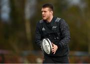 26 February 2018; Mike Sherry during Munster Rugby squad training at the University of Limerick in Limerick. Photo by Diarmuid Greene/Sportsfile