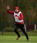 26 February 2018; Tyler Bleyendaal during Munster Rugby squad training at the University of Limerick in Limerick. Photo by Diarmuid Greene/Sportsfile