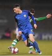 26 February 2018; Ronan Coughlan of Bray Wanderers in action against Trevor Clarke of Shamrock Rovers during the SSE Airtricity League Premier Division match between Shamrock Rovers and Bray Wanderers at Tallaght Stadium in Dublin. Photo by Eóin Noonan/Sportsfile