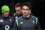 27 February 2018; Joey Carbery during an Ireland rugby open training session at the Aviva Stadium in Dublin. Photo by Ramsey Cardy/Sportsfile