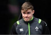 27 February 2018; Garry Ringrose during an Ireland rugby open training session at the Aviva Stadium in Dublin. Photo by Ramsey Cardy/Sportsfile