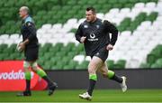 27 February 2018; Cian Healy during an Ireland rugby open training session at the Aviva Stadium in Dublin. Photo by Ramsey Cardy/Sportsfile
