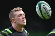 27 February 2018; Dan Leavy during an Ireland rugby open training session at the Aviva Stadium in Dublin. Photo by Ramsey Cardy/Sportsfile