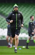 27 February 2018; Defence coach Andy Farrell during an Ireland rugby open training session at the Aviva Stadium in Dublin. Photo by Ramsey Cardy/Sportsfile