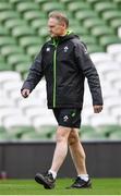 27 February 2018; Head coach Joe Schmidt during an Ireland rugby open training session at the Aviva Stadium in Dublin. Photo by Ramsey Cardy/Sportsfile