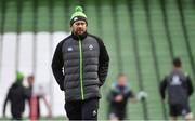 27 February 2018; Scrum coach Greg Feek during an Ireland rugby open training session at the Aviva Stadium in Dublin. Photo by Ramsey Cardy/Sportsfile