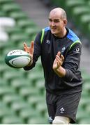 27 February 2018; Devin Toner during an Ireland rugby open training session at the Aviva Stadium in Dublin. Photo by Ramsey Cardy/Sportsfile