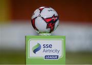 26 February 2018; A general view of a match ball before the SSE Airtricity League Premier Division match between Sligo Rovers and Cork City at The Showgrounds in Sligo. Photo by Oliver McVeigh/Sportsfile