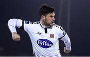 27 February 2018; Patrick Hoban of Dundalk celebrates after scoring his side's first goal during the SSE Airtricity League Premier Division match between Dundalk and Limerick at Oriel Park in Dundalk, Co Louth. Photo by Stephen McCarthy/Sportsfile