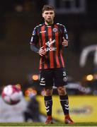 27 February 2018; Eoghan Stokes of Bohemians reacts after missing a penalty during the SSE Airtricity League Premier Division match between Bohemians and Derry City at Dalymount Park, in Dublin.  Photo by David Fitzgerald/Sportsfile