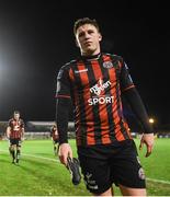 27 February 2018; Dan Casey of Bohemians following the SSE Airtricity League Premier Division match between Bohemians and Derry City at Dalymount Park, in Dublin.  Photo by David Fitzgerald/Sportsfile