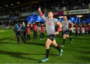 23 February 2018; Schalk Ferreira of Southern Kings runs out onto the pitch prior to the Guinness PRO14 Round 16 match between Leinster and Southern Kings at the RDS Arena in Dublin. Photo by Brendan Moran/Sportsfile