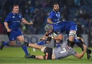 23 February 2018; Mick Kearney of Leinster is tackled by Tienie Burger of Southern Kings during the Guinness PRO14 Round 16 match between Leinster and Southern Kings at the RDS Arena in Dublin. Photo by Brendan Moran/Sportsfile