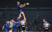 23 February 2018; Mick Kearney of Leinster wins a lineout during the Guinness PRO14 Round 16 match between Leinster and Southern Kings at the RDS Arena in Dublin. Photo by Brendan Moran/Sportsfile