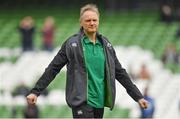 24 February 2018; Ireland head coach Joe Schmidt prior to the NatWest Six Nations Rugby Championship match between Ireland and Wales at the Aviva Stadium in Lansdowne Road, Dublin. Photo by Brendan Moran/Sportsfile