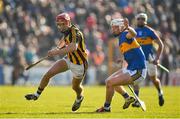 25 February 2018; Cillian Buckley of Kilkenny in action against Michael Breen of Tipperary during the Allianz Hurling League Division 1A Round 4 match between Kilkenny and Tipperary at Nowlan Park in Kilkenny. Photo by Brendan Moran/Sportsfile