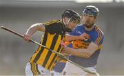 25 February 2018; Walter Walsh of Kilkenny in action against Tomás Hamill Moyne of Tipperary during the Allianz Hurling League Division 1A Round 4 match between Kilkenny and Tipperary at Nowlan Park in Kilkenny. Photo by Brendan Moran/Sportsfile
