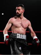 3 March 2018; Cillian Reardon in action against Richard Hegyi during their middleweight bout at the National Stadium in Dublin. Photo by Ramsey Cardy/Sportsfile