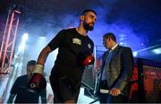 3 March 2018; Cillian Reardon ahead of his middleweight bout against Richard Hegyi at the National Stadium in Dublin. Photo by Ramsey Cardy/Sportsfile