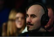 3 March 2018; TG4 commentator Gary 'Spike' O'Sullivan during the Last Man Standing Boxing Tournament at the National Stadium in Dublin. Photo by Ramsey Cardy/Sportsfile