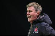27 February 2018; Dundalk manager Stephen Kenny during the SSE Airtricity League Premier Division match between Dundalk and Limerick at Oriel Park in Dundalk, Co Louth. Photo by Stephen McCarthy/Sportsfile