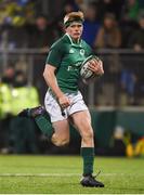 23 February 2018; Tommy O'Brien of Ireland during the U20 Six Nations Rugby Championship match between Ireland and Wales at Donnybrook Stadium in Dublin. Photo by David Fitzgerald/Sportsfile