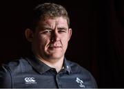 6 March 2018; Tadhg Furlong poses for a portrait following an Ireland press conference at Carton House in Maynooth, Co Kildare. Photo by Matt Browne/Sportsfile