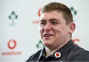 6 March 2018; Tadhg Furlong during an Ireland press conference at Carton House in Maynooth, Co Kildare. Photo by Matt Browne/Sportsfile