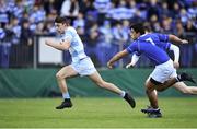 6 March 2018; Harry Donnelly of Blackrock College runs in to score his side's second try during the Bank of Ireland Leinster Schools Senior Cup Semi-Final match between St Mary's College and Blackrock College at Donnybrook Stadium in Dublin. Photo by Harry Murphy/Sportsfile