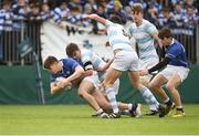 6 March 2018; Hugo Conway of St Mary's College is tackled by Liam McMahon of Blackrock College during the Bank of Ireland Leinster Schools Senior Cup Semi-Final match between St Mary's College and Blackrock College at Donnybrook Stadium in Dublin. Photo by Daire Brennan/Sportsfile