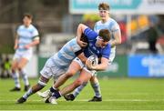 6 March 2018; Gavin O’Brien of St Mary's College is tackled by Josh Dixon of Blackrock College during the Bank of Ireland Leinster Schools Senior Cup Semi-Final match between St Mary's College and Blackrock College at Donnybrook Stadium in Dublin. Photo by Harry Murphy/Sportsfile