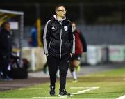 6 March 2018: Cyprus coach George Kyprianou during the Under 15 International Friendly match between Republic of Ireland and Cyprus at Oriel Park in Dundalk, Co Louth. Photo by Oliver McVeigh/Sportsfile