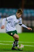 6 March 2018: Louie Barry of Republic of Ireland during the Under 15 International Friendly match between Republic of Ireland and Cyprus at Oriel Park in Dundalk, Co Louth. Photo by Oliver McVeigh/Sportsfile
