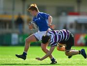 7 March 2018; Matthew Black of St Mary's College is tackled by Adam Clarke of Terenure College during the Bank of Ireland Leinster Schools Junior Cup Round 2 match between St. Mary's College and Terenure College at Donnybrook Stadium in Dublin. Photo by Harry Murphy/Sportsfile