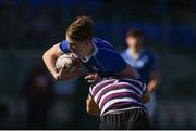 7 March 2018; Robert Nolan of St Mary's College is tackled by Conor McElwaine of Terenure College during the Bank of Ireland Leinster Schools Junior Cup Round 2 match between St. Mary's College and Terenure College at Donnybrook Stadium in Dublin. Photo by Daire Brennan/Sportsfile