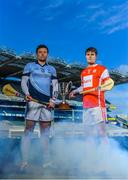 7 March 2018; Kevin Downes of Na Piarsaigh, left, and Cian O’Callaghan of Cuala are pictured ahead of the AIB GAA All-Ireland Senior Hurling Club Championship Final taking place at Croke Park on Saturday, 17th of March. For exclusive content and behind the scenes action throughout the AIB GAA & Camogie Club Championships follow AIB GAA on Facebook, Twitter, Instagram and Snapchat and www.aib.ie/gaa. Photo by Sam Barnes/Sportsfile