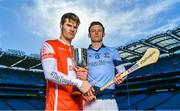 7 March 2018; Cian O’Callaghan of Cuala, left, and Kevin Downes of Na Piarsaigh are pictured ahead of the AIB GAA All-Ireland Senior Hurling Club Championship Final taking place at Croke Park on Saturday, 17th of March. For exclusive content and behind the scenes action throughout the AIB GAA & Camogie Club Championships follow AIB GAA on Facebook, Twitter, Instagram and Snapchat and www.aib.ie/gaa. Photo by Sam Barnes/Sportsfile