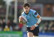 7 March 2018; Jay Barron of St Michael's College during the Bank of Ireland Leinster Schools Senior Cup semi-final match between St. Michael's College and Belvedere College at Donnybrook Stadium in Dublin. Photo by Daire Brennan/Sportsfile