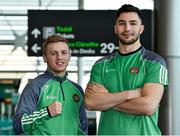 8 March 2018; Team Ireland Boxing's Wayne Kelly, left, of Portlaoise Boxing Club, Co. Laois, and Kirill Afanasev, of Smithfield Boxing Club, Dublin, prior to their departure to the USA, ahead of a three fight tour of New England, at Dublin Airport in Dublin. Photo by Seb Daly/Sportsfile